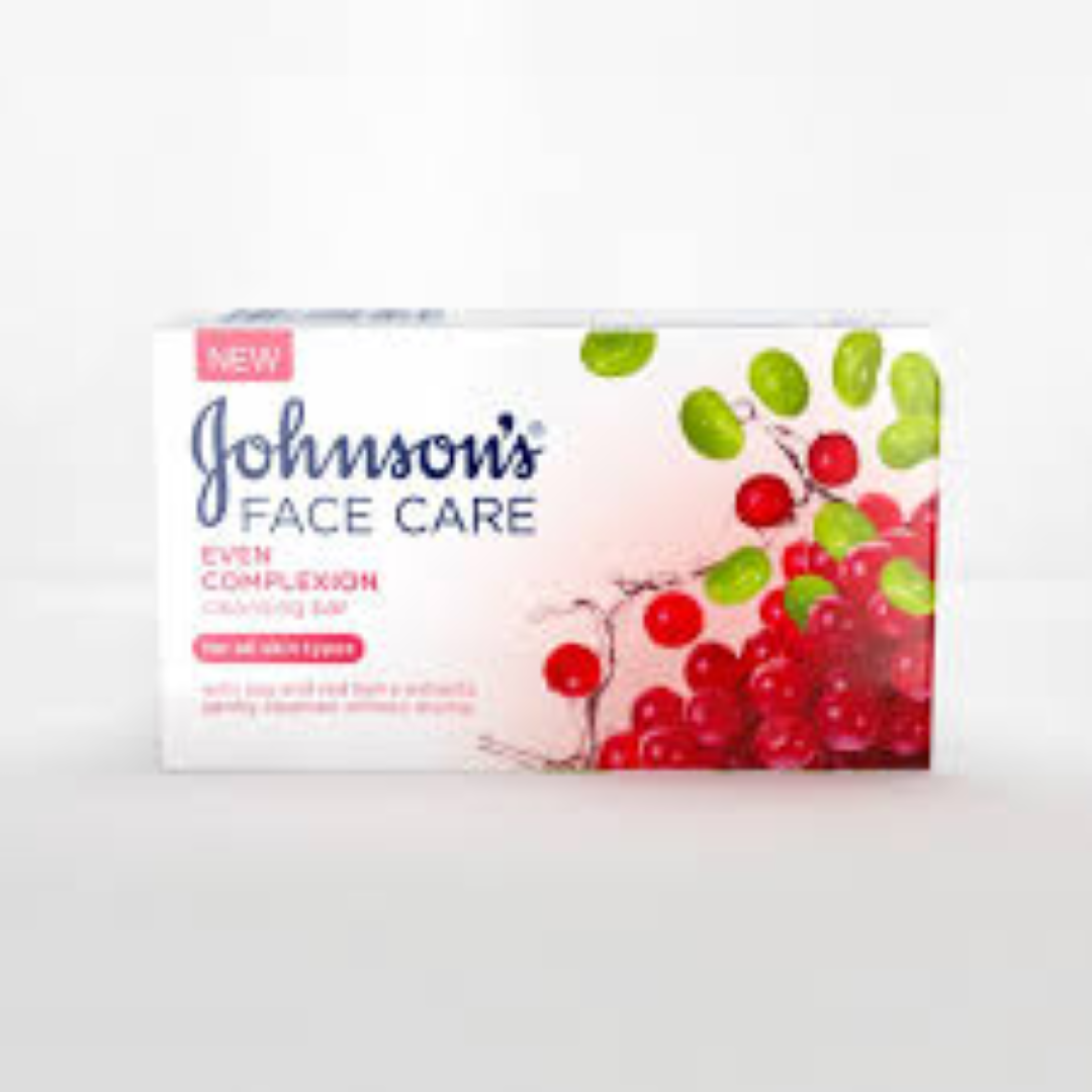 J&J EVEN COMPLEXION CLEANSING BAR 100G